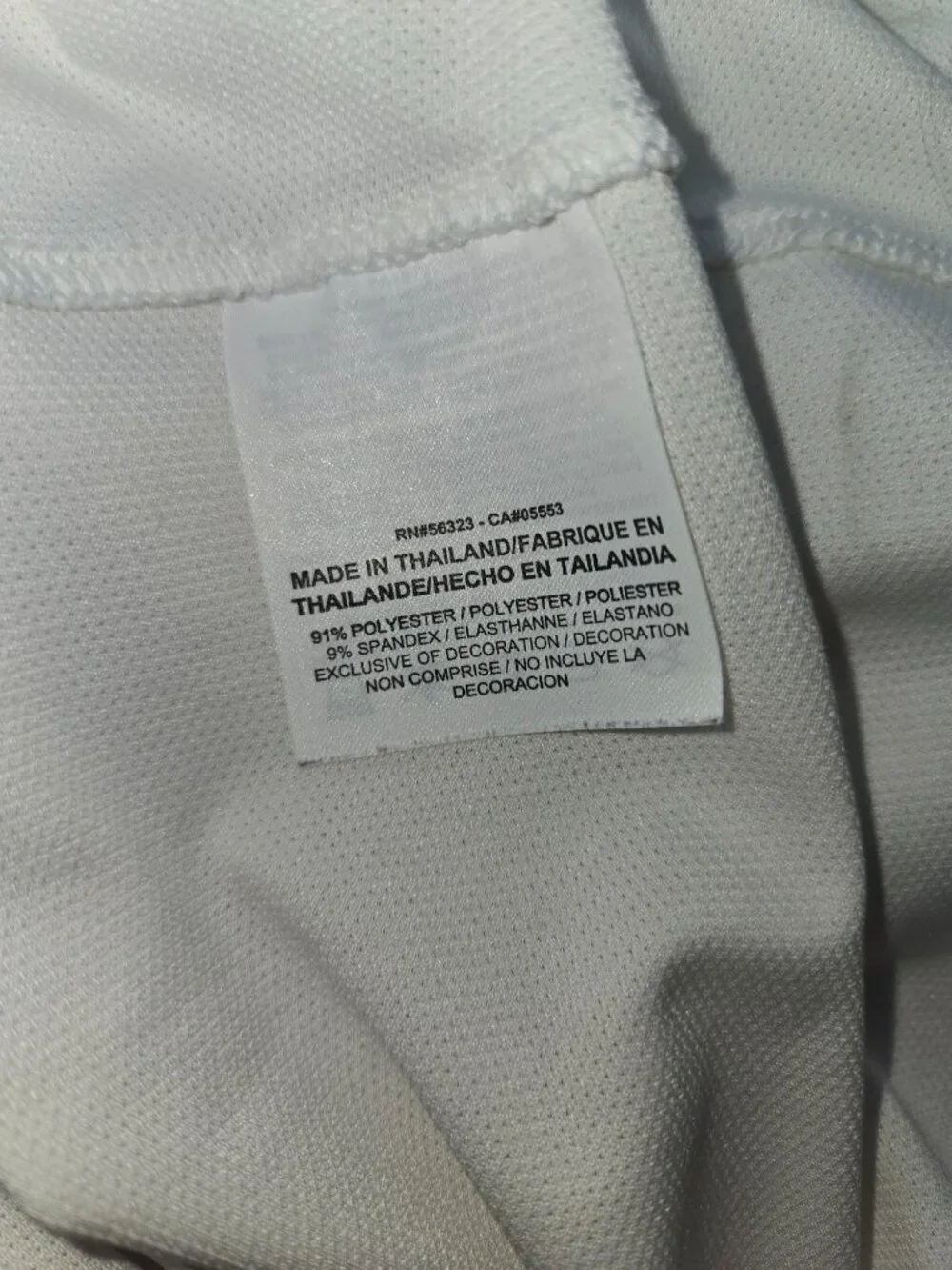 Nike Golf White Dri-Fit Modern Fit Polo Shirt XL